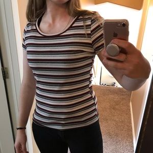Ribbed T-shirt
